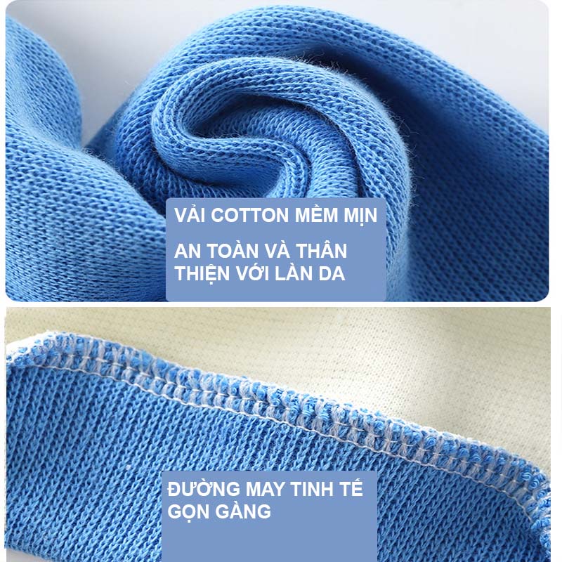 Áo khoác thu đông Áo len dài tay khuy cài cho bé trai và bé gái phong cách Hàn Quốc AD01