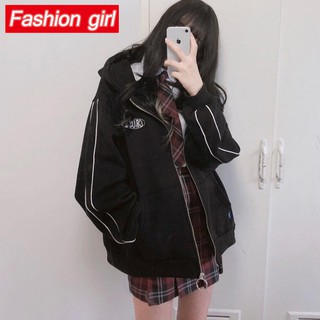 Áo Hoodie Tay Dài Phong Cách Hàn Quốc Cho Nữ