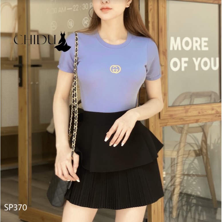 [ Mã WASTAPR giảm 10K đơn 50K] CHIDU Áo phông GG phong cách SP370 | BigBuy360 - bigbuy360.vn