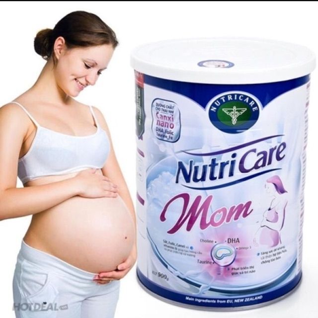 Sữa bột Nutricare Mom cho mẹ bầu và sau sinh (900g)