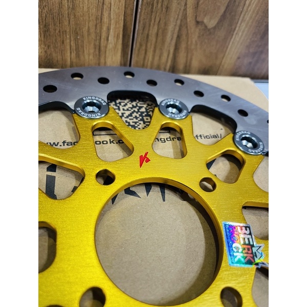 Đĩa King Drag 4 Lổ Lòng Nhôm Size 267MM ////