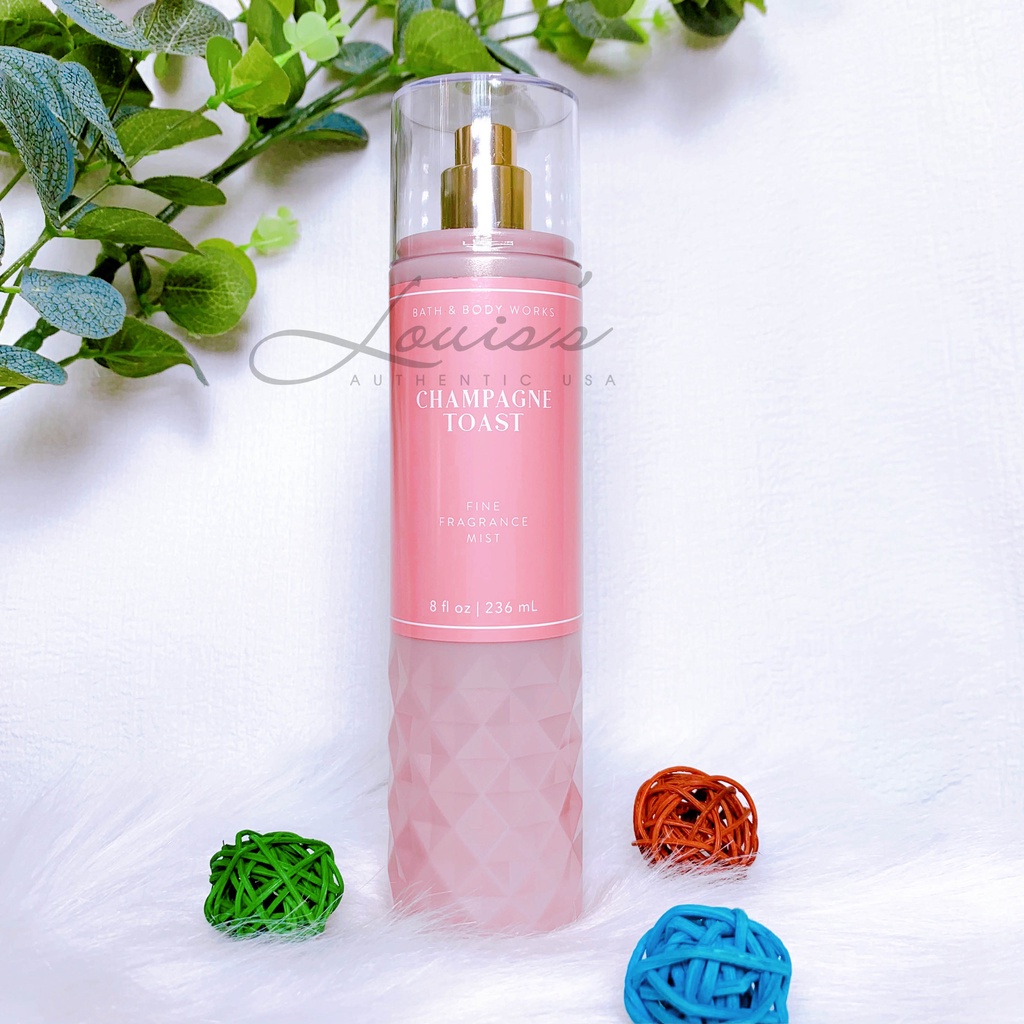 CHAMPAGNE TOAST  - Body mist / Xịt thơm toàn thân Bath & Body Works Mỹ