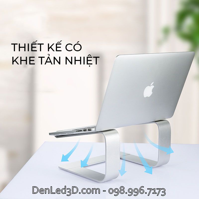 Giá Đỡ Laptop Macbook Z14 Plus Với Khe Tản Nhiệt, Có Thể Tháo Rời