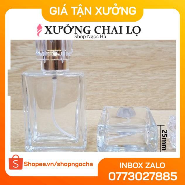 Lọ Chiết Nước Hoa ❤ GIÁ RẺ NHẤT ❤ Lọ chiết nước hoa 30ml Nút Lục Giác đựng dầu thơm , phụ kiện du lịch