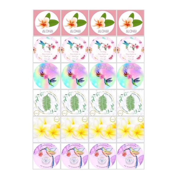 24 Decal Thanh Tẩy trộn 6 mẫu