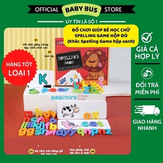 Đồ chơi giáo dục, thông minh - Đồ chơi học tiếng Anh cho bé - Trò chơi đánh vần ghép từ vựng tiếng Anh