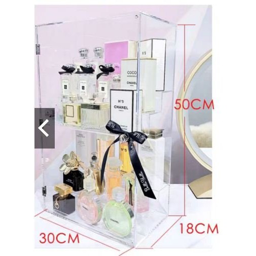 Tủ đựng nước hoa  - mỹ phẩm để bàn size