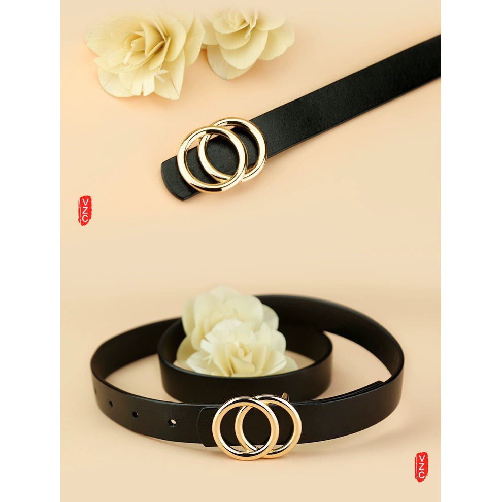 dây nịt thắt lưng nhí búp tròn lòng nhau xinh xắn bản 2,5cm siêu cute cực xinh