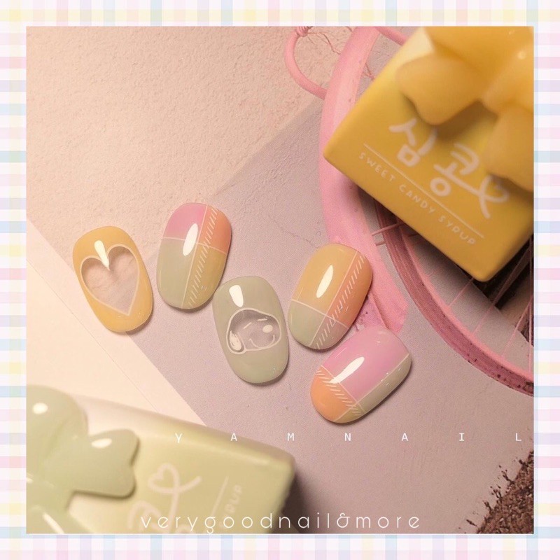 Candy nail - Tách lẻ set sơn gel thạch Simkong 332~343