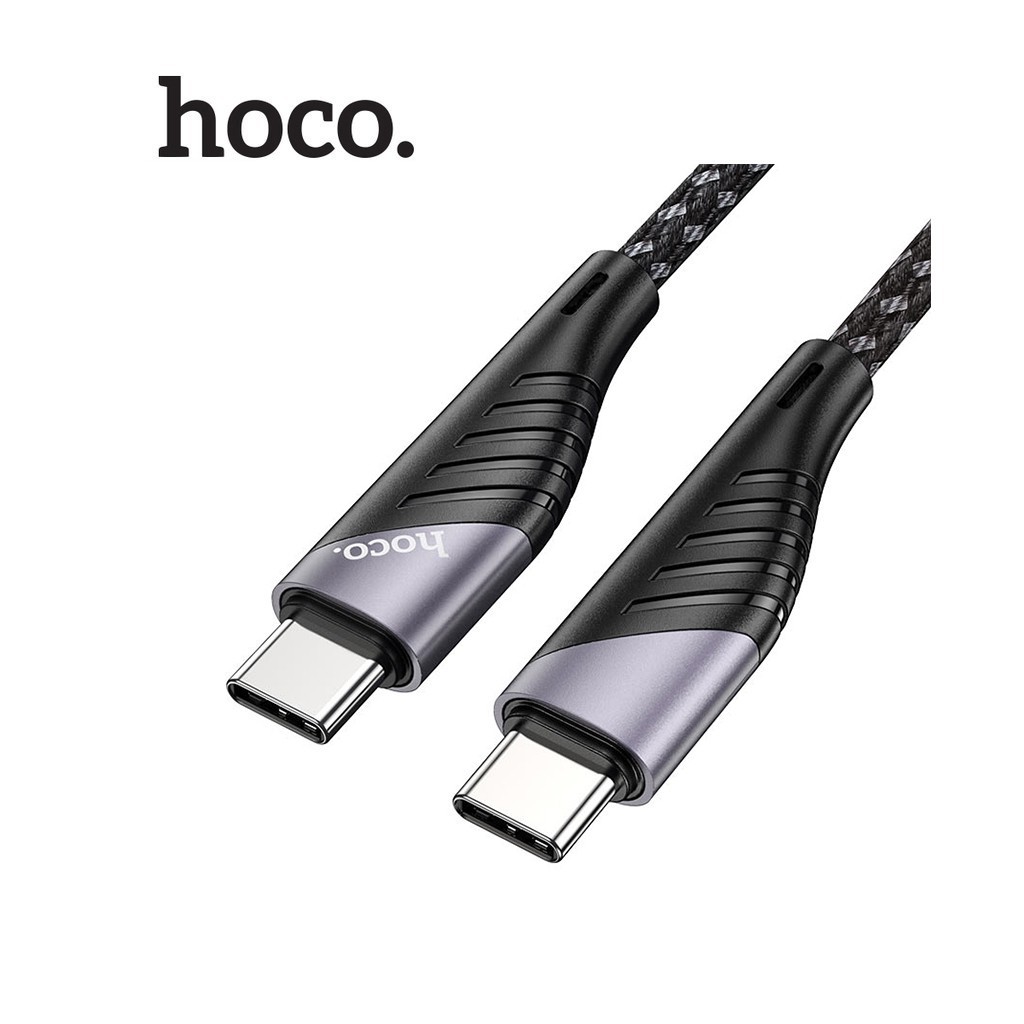 Cáp sạc nhanh PD 60W Cao Cấp Hoco U95 X14 Type-C to Type-C dây dù siêu bền dài 1.5M cho Android chính hãng