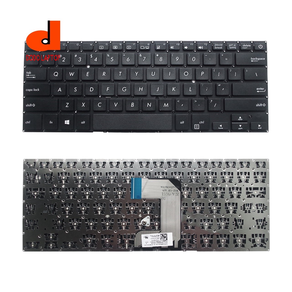 (ZIN) - Bàn phím Laptop ASUS E406 E406S E406M L406 E406MA E406SA Black US Laptop Keyboard