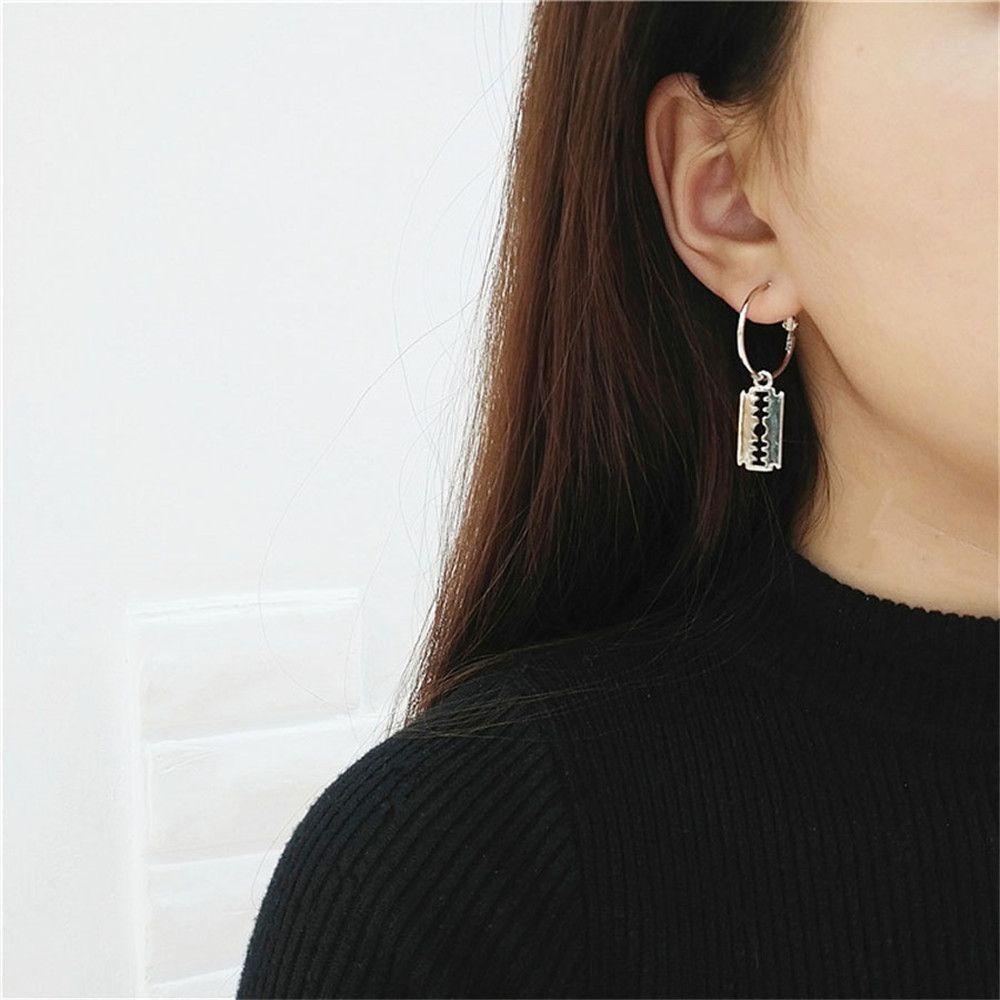 Bsuns Brincos Bông Tai Dài Tua Rua Trang Sức Hàn Quốc Mujer Moda