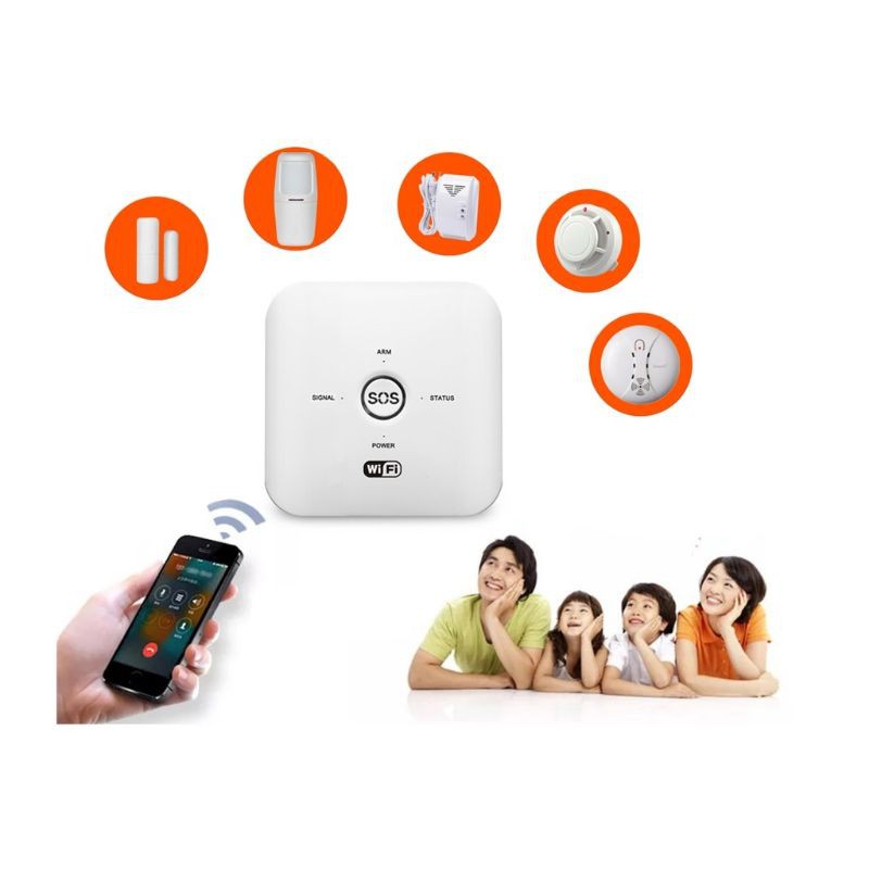 Bộ Báo Động Chống Trộm Thông Minh Tuya Smartlife báo qua SIM &amp; Wifi