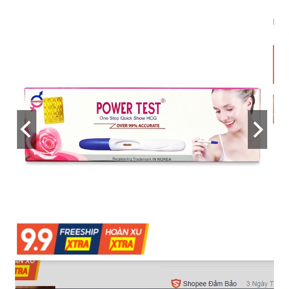 Bút Thử Thai Dùng Một Lần Power Test