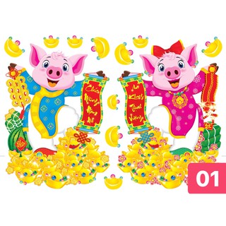 Decal trang trí tết MS01-07