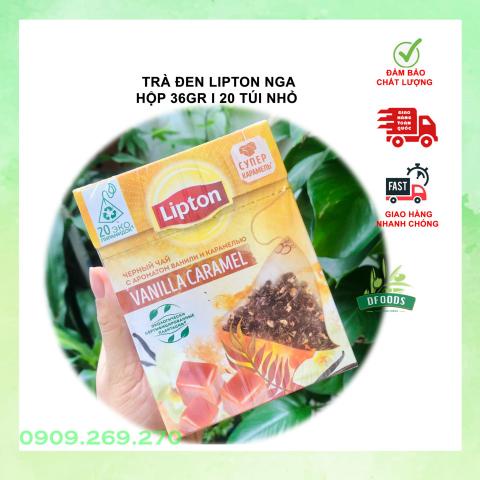 Trà đen Lipton Nga 8 vị hộp 36gr 20 túi nhỏ date 2023