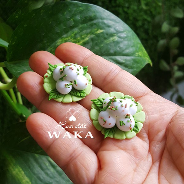 Mô Hình Bánh Ít Trần Mini 02-Mô Hình 1/12