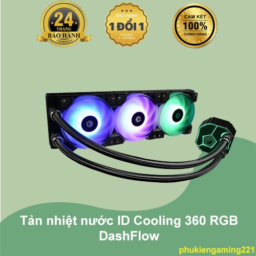 Tản nhiệt nước AIO ID Cooling DashFlow 360 RGB Hàng chính hãng