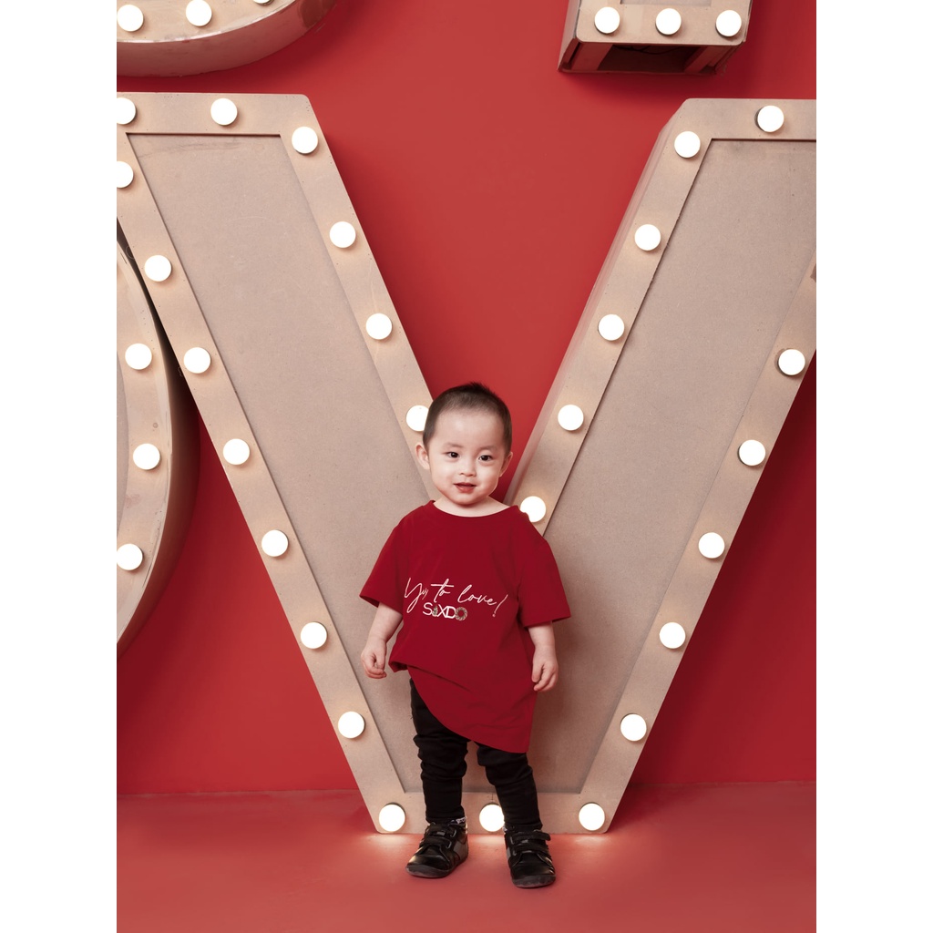 Áo phông trẻ em họa tiết logo SIXDO