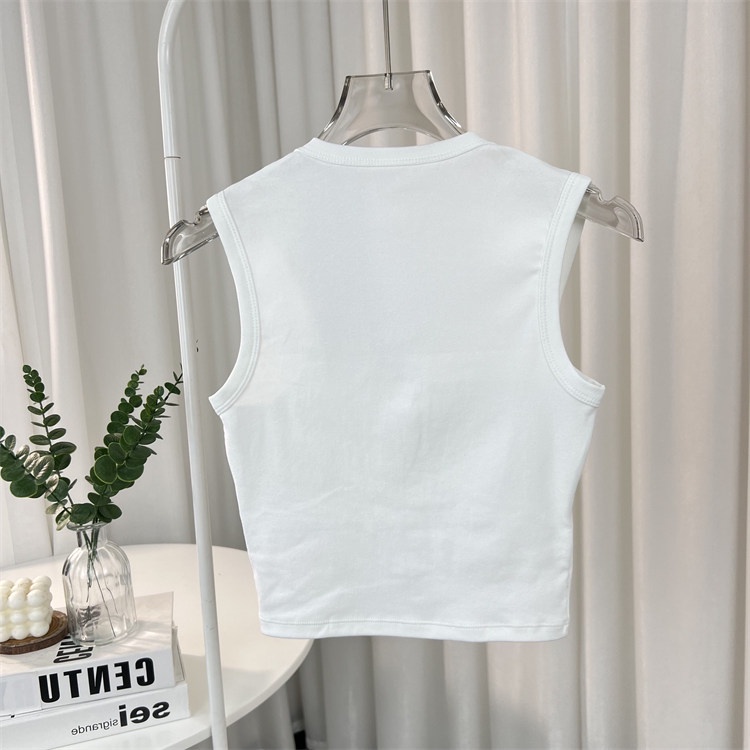 Áo thể thao sát nách SUXI cổ vuông màu sắc thanh lịch cho nữ