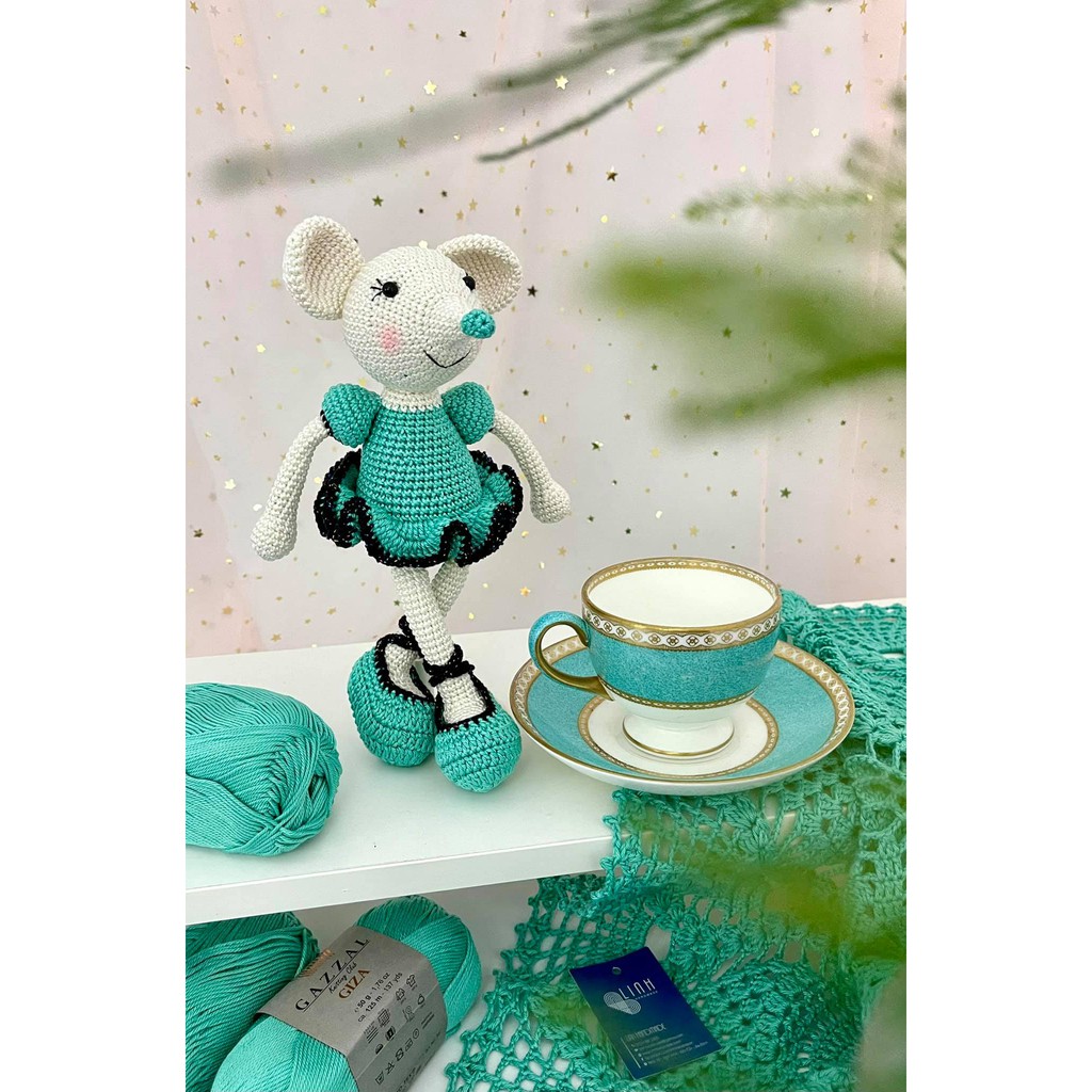 Cuộn Len Sợi Cotton Bóng Gazzal Giza(bảng màu 3)