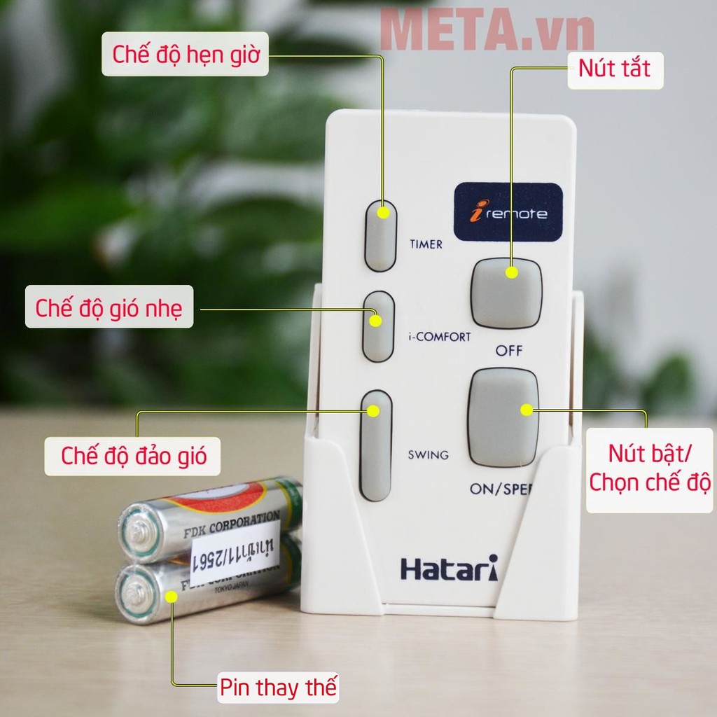 Quạt Treo Tường Hatari HT- W16R6 -[Có Điều Khiển]- Chính Hãng Thailand