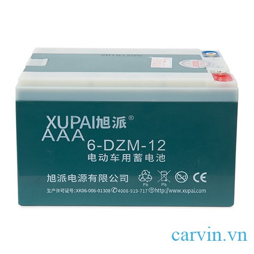 [Chính Hãng] Bình ắc quy xe đạp điện 12V 12AH, 12.8AH và 14Ah | Ắc quy Xupai 6-DZM-12 và 6-FD-14