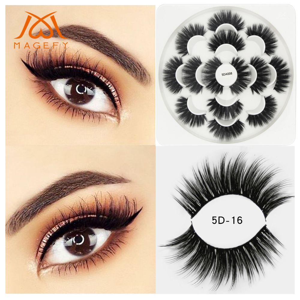 Bộ 7 Cặp Lông Mi Giả Đẹp Mắt Kèm Nhíp Gắp Tiện Dụng