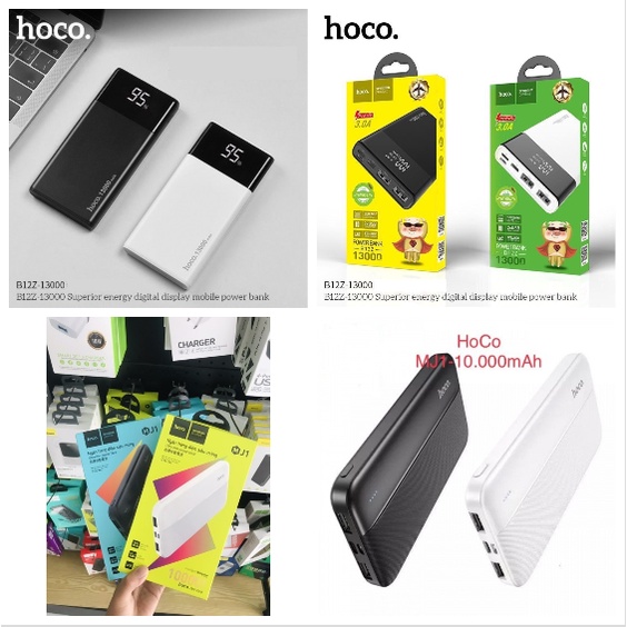 [XÃ KHO] PIN SẠC DỰ PHÒNG HOCO B12Z (13.000mAh) - MJ1 (10.000mAh) CHÍNH HÃNG [HCM]