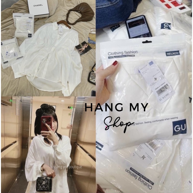 Sơ Mi Gu Xuất Dư, Chất Đũi Mềm Mát, Hàng chuẩn loại 1