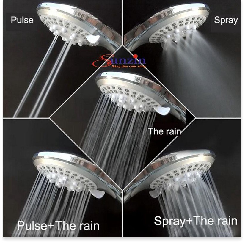 Bát sen tắm 5 chế độ phun Sunzin