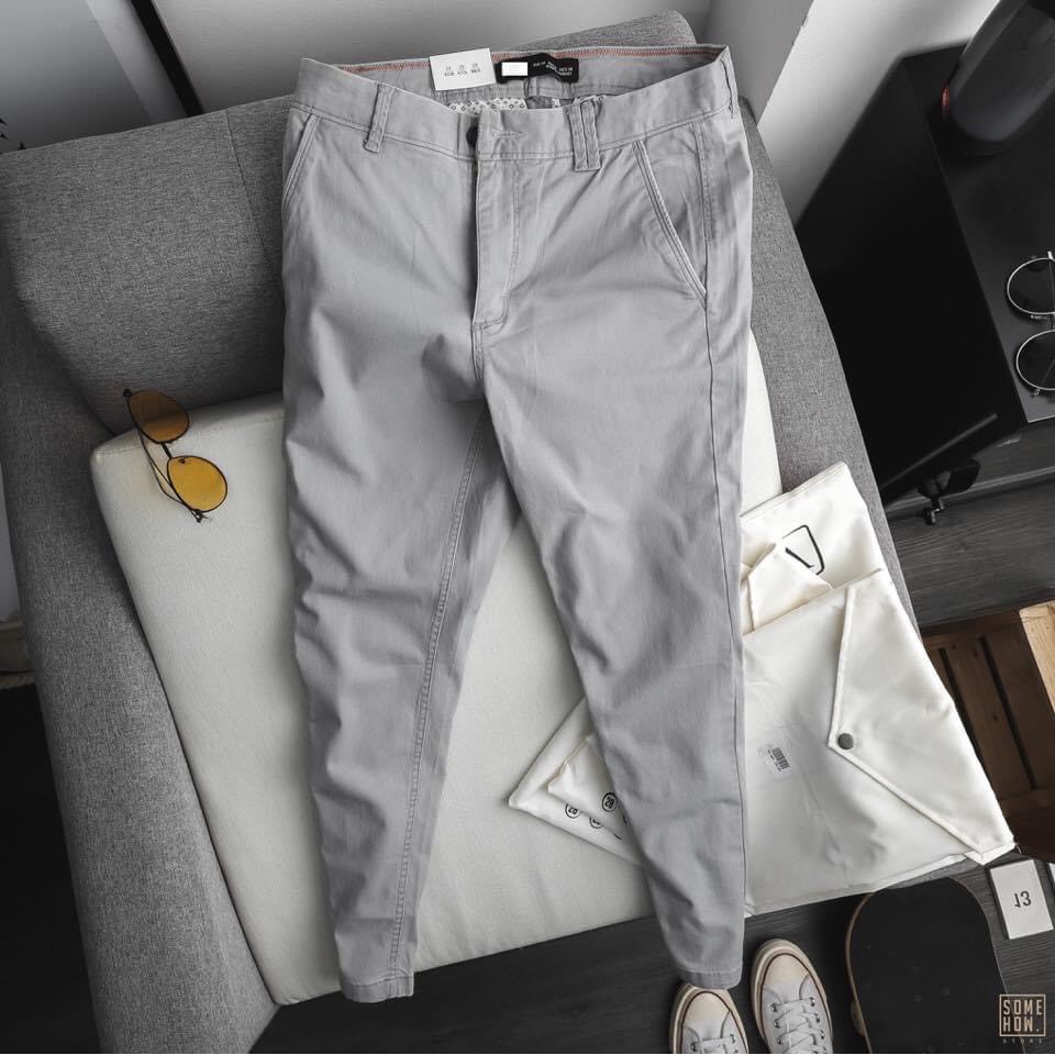 Quần Kaki Nam Đen 🔵 𝐅𝐑𝐄𝐄 𝐒𝐇𝐈𝐏 🔵 Quần Kaki Nam Đẹp Vải Co Giãn Hàng Quảng Châu Thời Trang Hpfashion - Qtaunhp02 | BigBuy360 - bigbuy360.vn