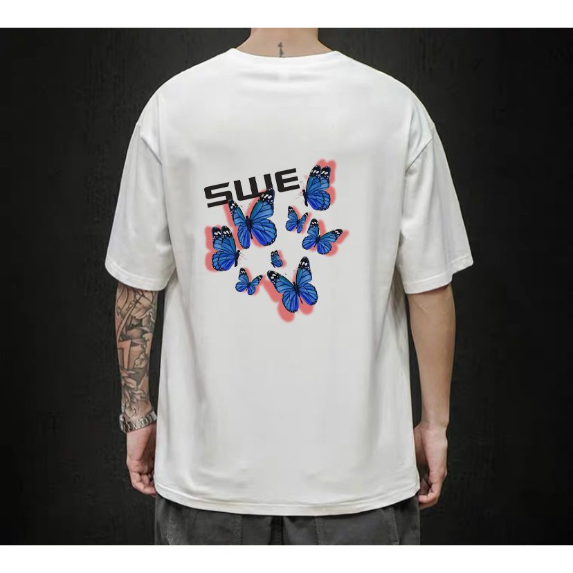 [Mã FASHIONGREEN94 giảm tới 30K đơn 99K] Áo thun tay lỡ in SWE , áo thun họa tiết nhiều màu - ATIN02 | BigBuy360 - bigbuy360.vn