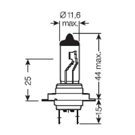 Đèn Pha Philips Diamond Vision Chân H7 12V-55/65W 5000K