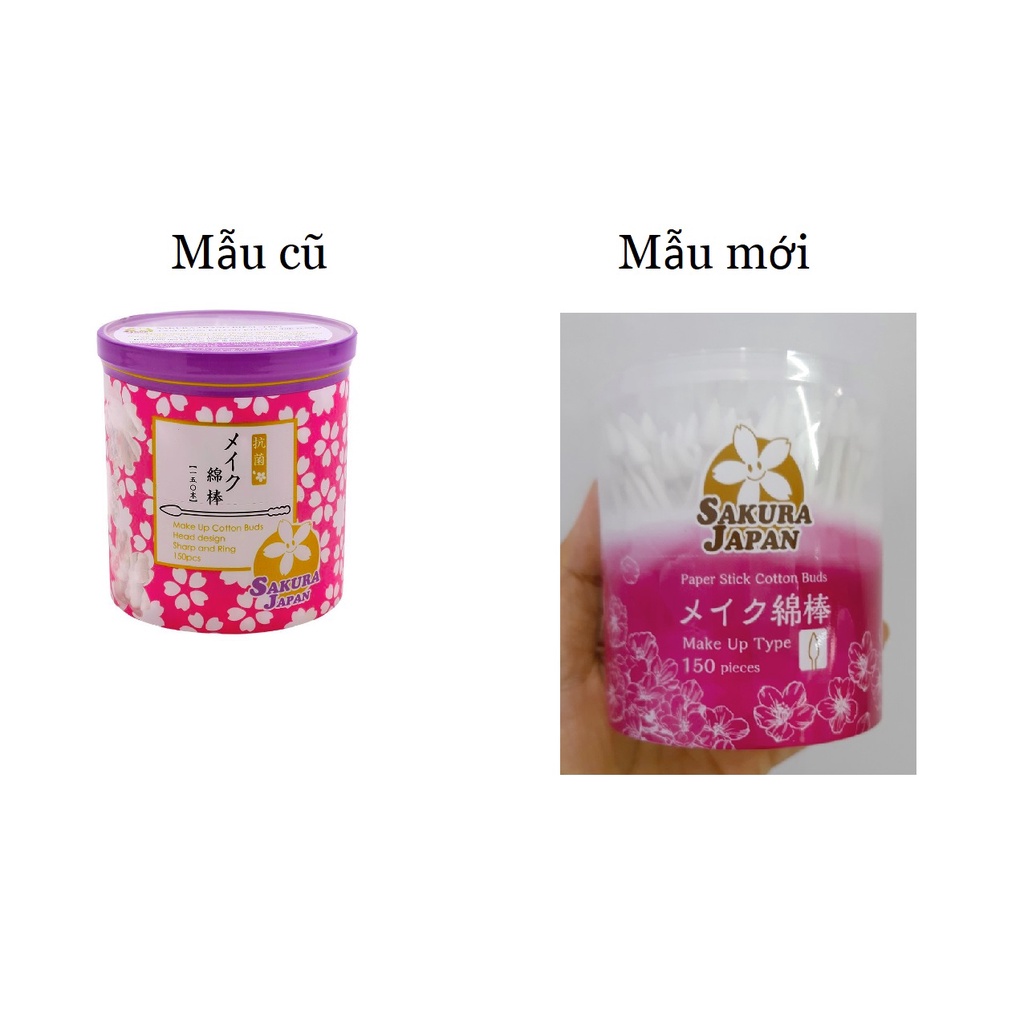 Tăm Bông Sakura TB07 (150 que) - MP3449