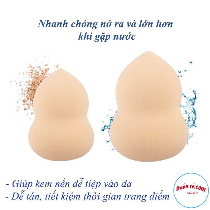 Bông mút tán kem nền trang điểm hồ lô mềm mịn nhỏ gọn tiện lợi -Buôn rẻ 01010