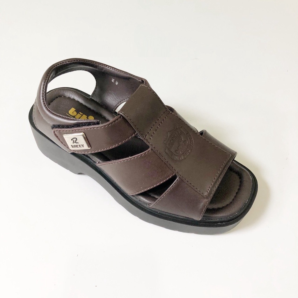 Sandal nam BlTIS ❤️FREESHIP❤️ Dép quai hậu trung tuổi quai da đế cao SD069