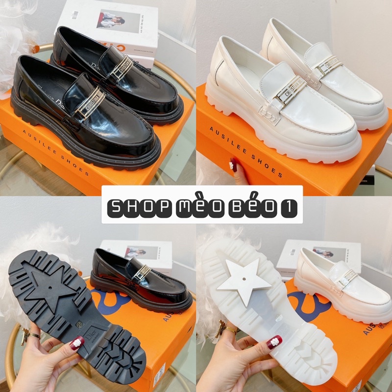 Giày moca cd tag khoá ngang fullbox