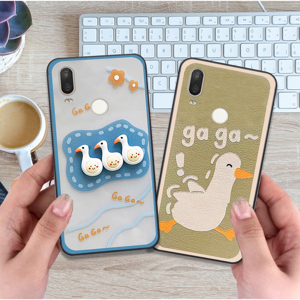 Ốp Vsmart Active 1 / Active 1 Plus / Active 1+ bộ hình cute dễ thương gấu thỏ xinh xắn vẽ tay lạ mắt
