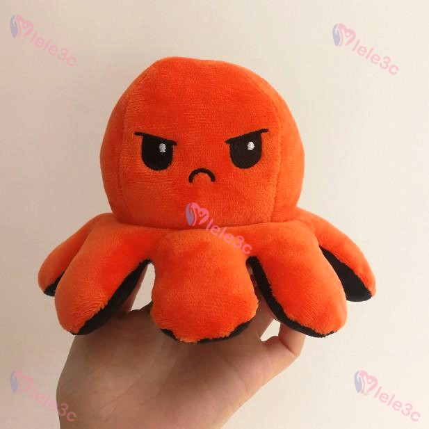 {HOT} 2021 facebook octopus stuffed toy Bạch tuộc nhồi bông cảm xúc - Reversible Octopus/Bạch Tuộc Đồ Chơi Nhồi Bông lele3c