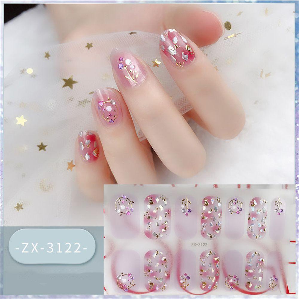 Miếng Dán Trang Trí Móng Tay 3D Che Phủ Toàn Diện DIY