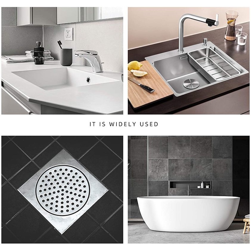 Set 20 Miếng Dán Lọc Rác Chống Tắc Nghẽn Lỗ Thoát Nước Dùng Một Lần Cho Nhà Tắm / Nhà Bếp