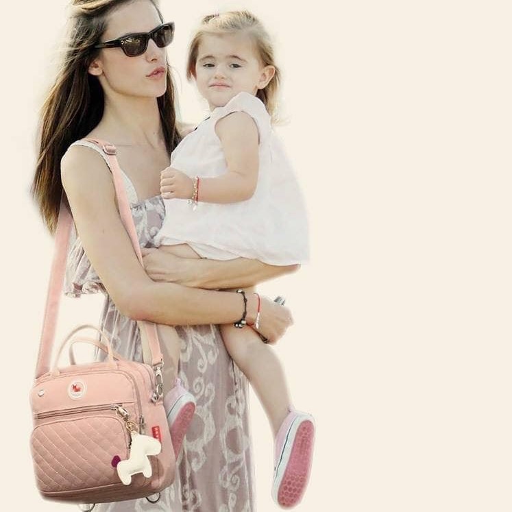 Túi Xách Balo Bỉm Sữa Mini LAGAFFE Mẫu Mới Nhất 2021