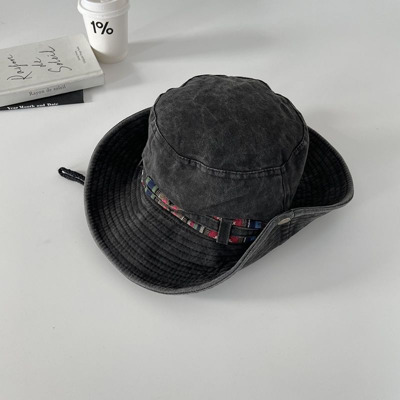 MŨ CAO BỒI VIỀN BO PHỐI HỌA TIẾT THỔ CẨM TINH TẾ