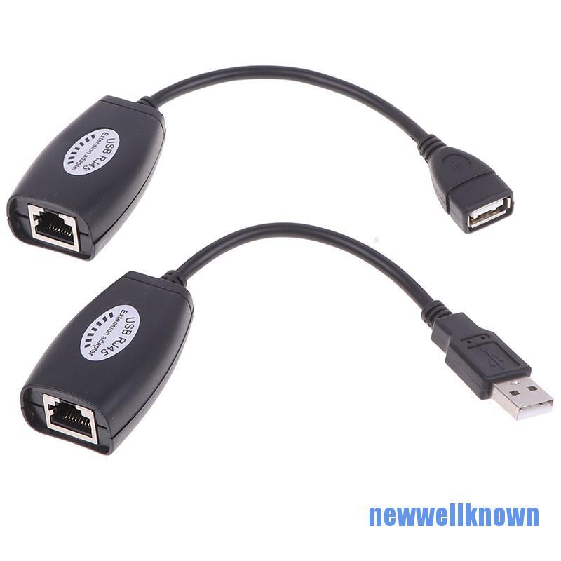 Dây Cáp Mở Rộng Cổng Usb Utp Rj45 Cat5E 6 Newwellknown 0610 150ft