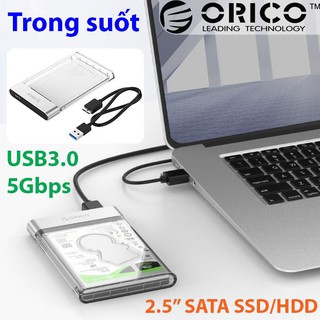 Box ổ cứng 2.5 inch sata trong suốt usb3.0 orico 2129u3 bx14