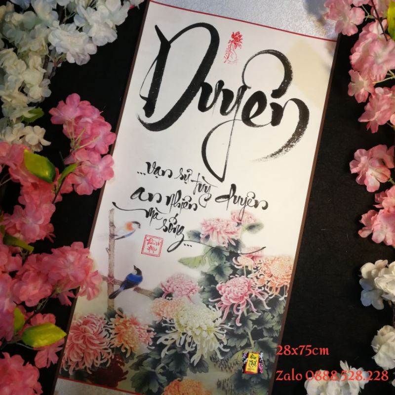 Thư pháp chữ Duyên