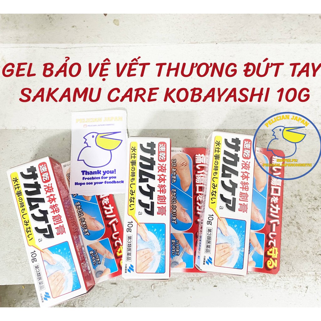 GEL BẢO VỆ VẾT THƯƠNG ĐỨT TAY SAKAMU CARE KOBAYASHI 10G