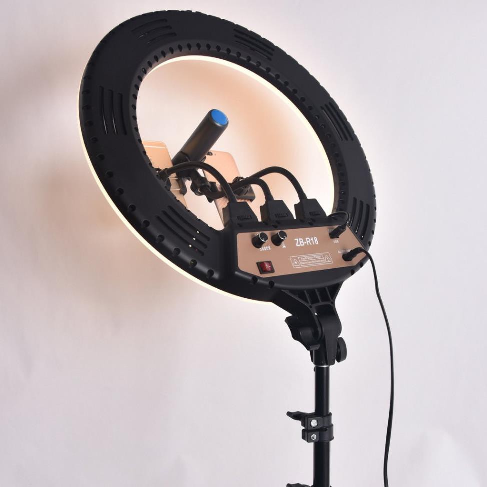 Đèn Led Livestream Ring ZB-R18  - Full Phụ Kiện