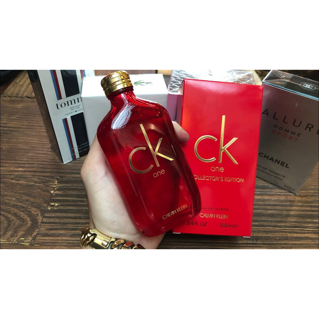 Nước hoa CK ONE Red Collector's Edition 100ml [SHOP CAM KẾT ĐẢMBẢO SẢN PHẨM CHÍNH HÃNG ]